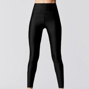 Carbon38 Corset Waist High Rise Full Length Legging In Black Size XS NWOT